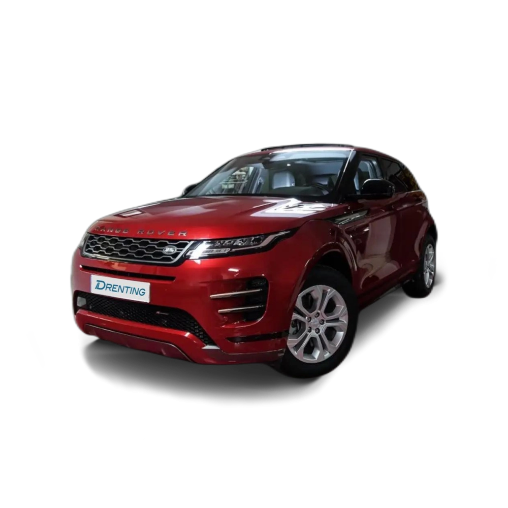 Renting Land Rover Range Rover Evoque 2.0D I4 MHEV R-Dynamic SE AWD Aut. 163 Rojo