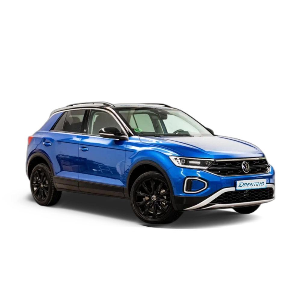 Renting Volkswagen T-Roc 2.0TDI Dark 85kW Azul 1