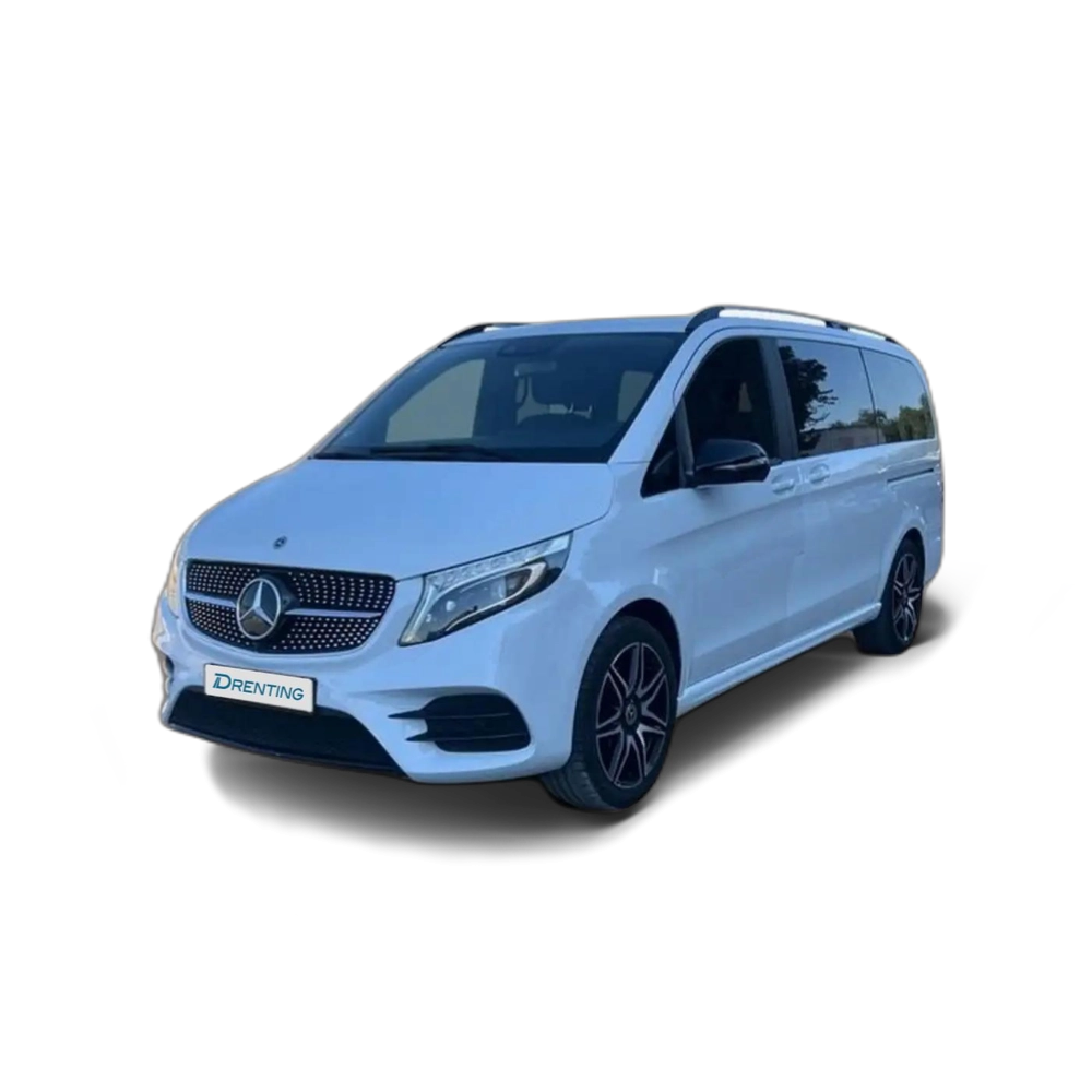 Renting Mercedes-Benz V 220 220d Largo Avantgarde Blanco
