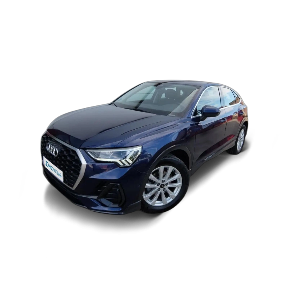 Renting Audi Q3 35 TFSI 150cv S tronic Advanced Azul