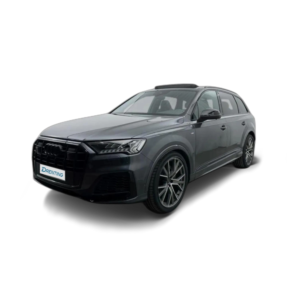 Renting Audi Q7 50 TDI Black line plus quattro Gris