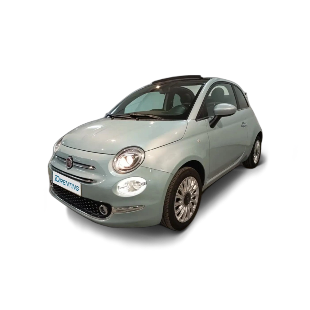 Renting Fiat 500 500C 1.0 Hybrid Monotrim 52kW Verde