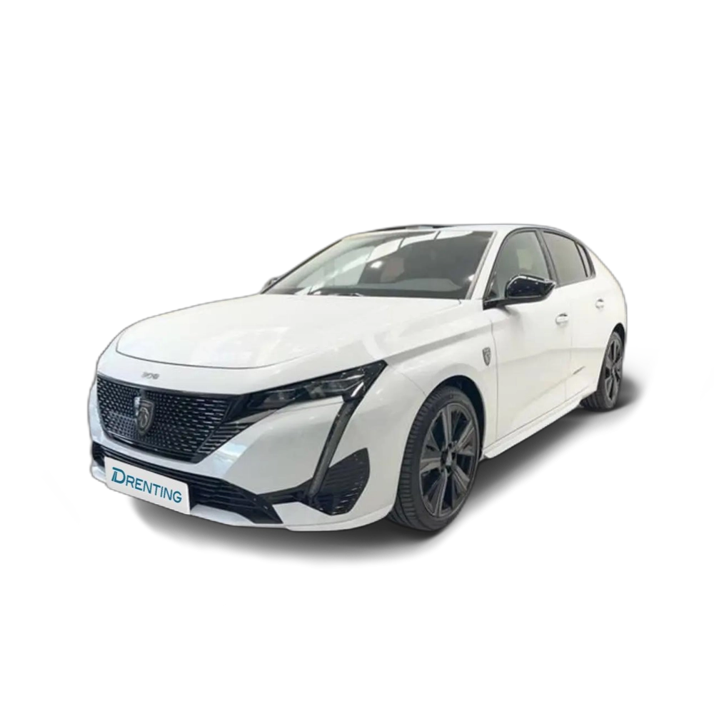 Renting Peugeot 308 5P  Hybrid 136 e-DCS6 GT Blanco