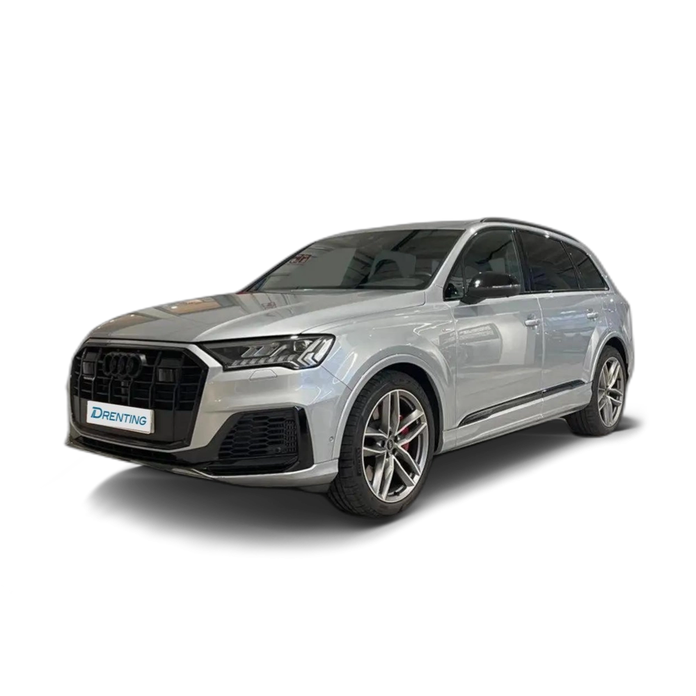 Renting Audi Q7 60 TFSIe Black line Plus quattro tiptronic Gris 1