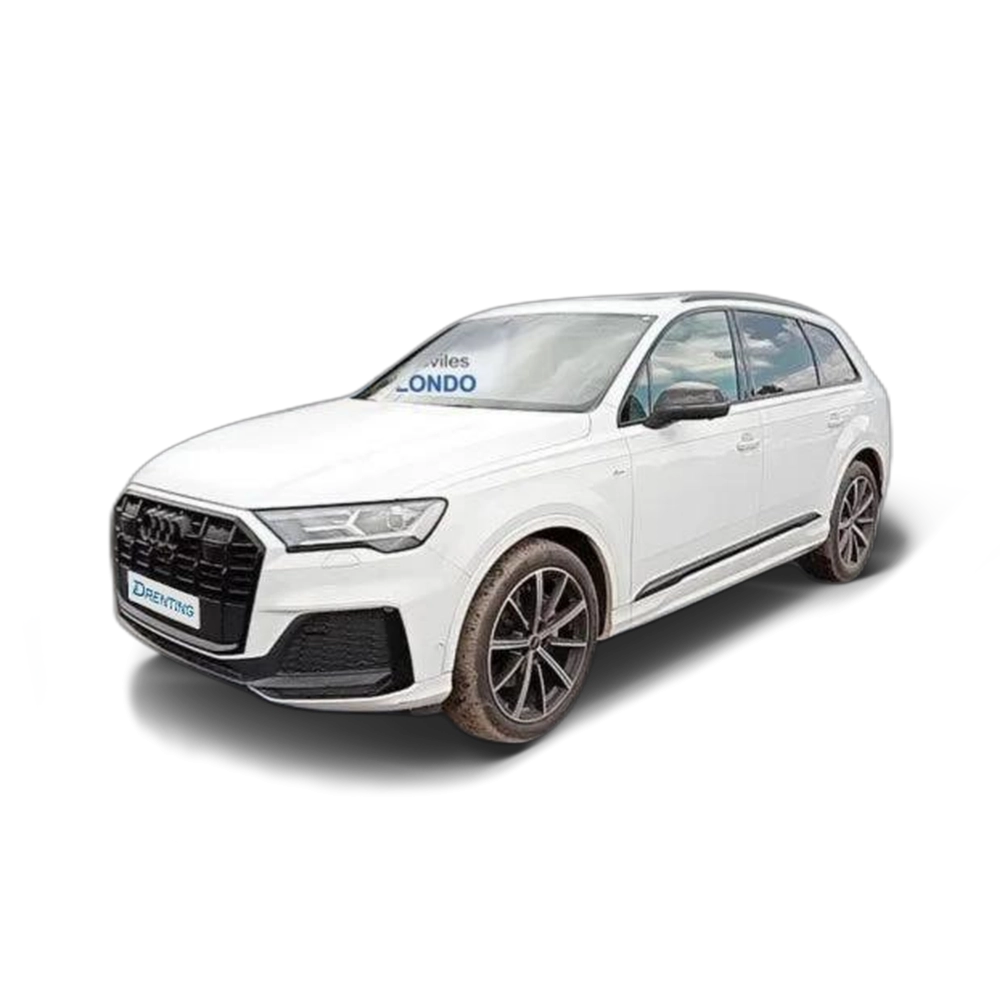 Renting AUDI Q7 45 TDI Black line plus quattro
