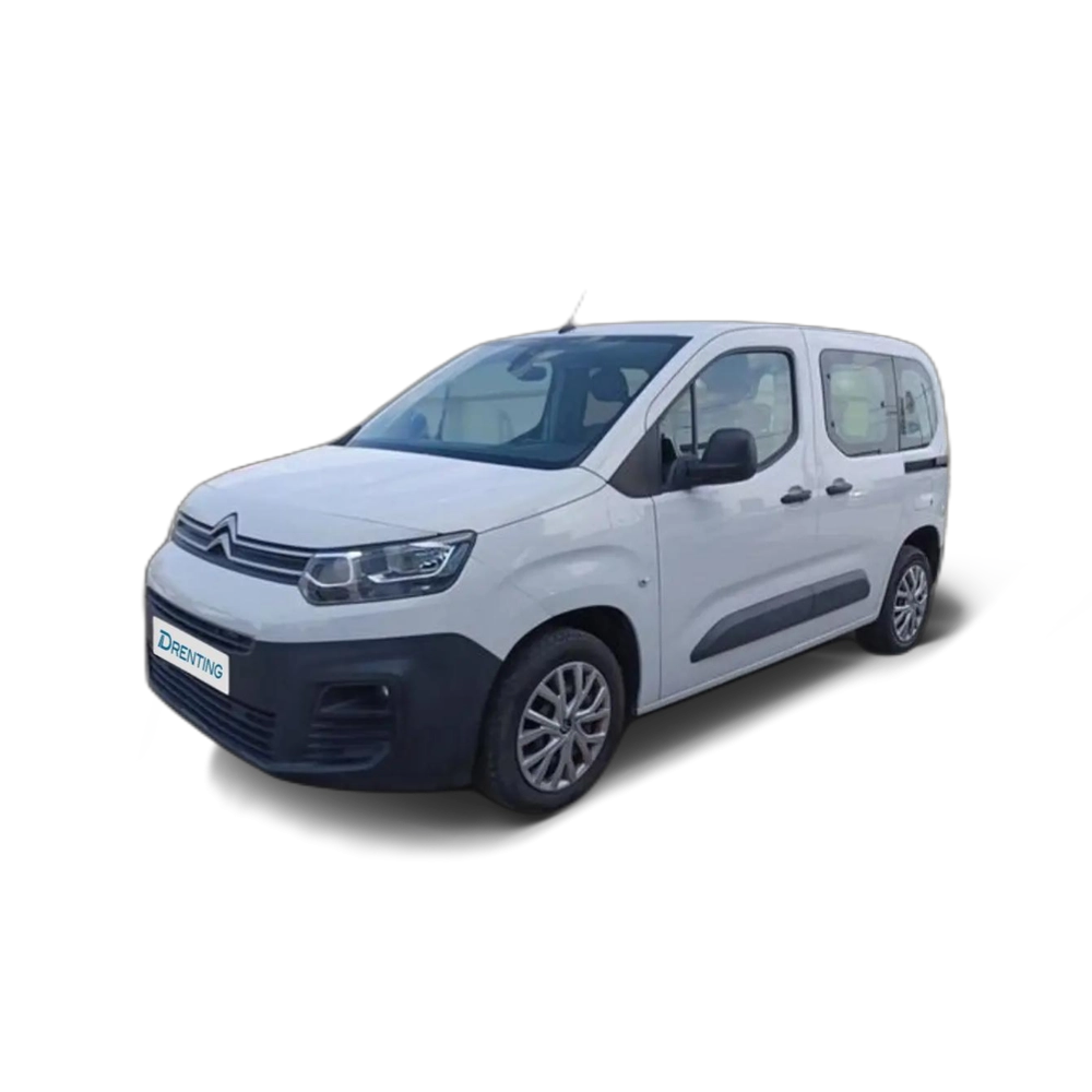Renting Citroen Berlingo Talla M BlueHDi 100 S&amp;S Live Pack Blanco