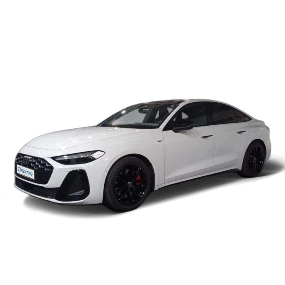Renting Audi A5 Black Line e-hybrid quattro 220 kW (299 CV) S tron Blanco