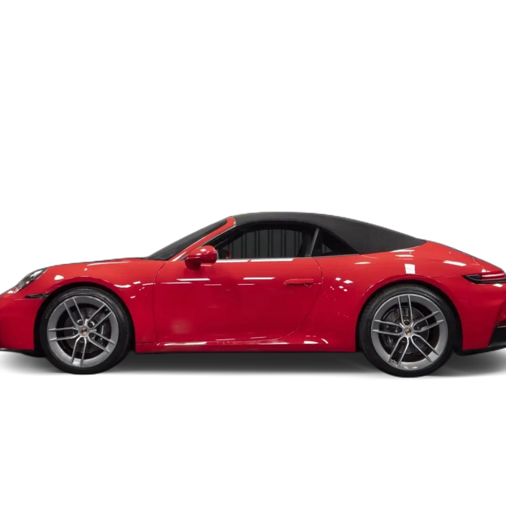 Renting Porsche 992 Carrera Cabriolet Rojo