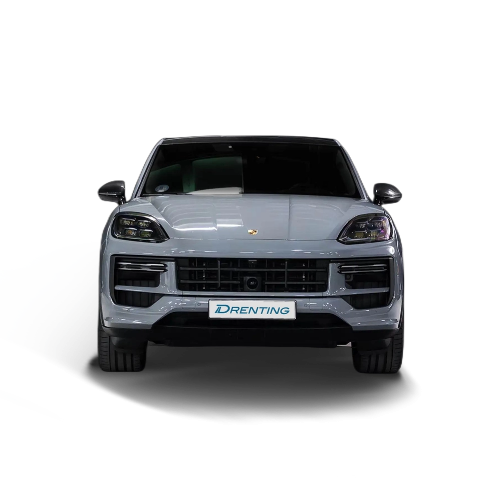 Renting Porsche Cayenne Coupé Turbo E-Hybrid GT Aut. Gris