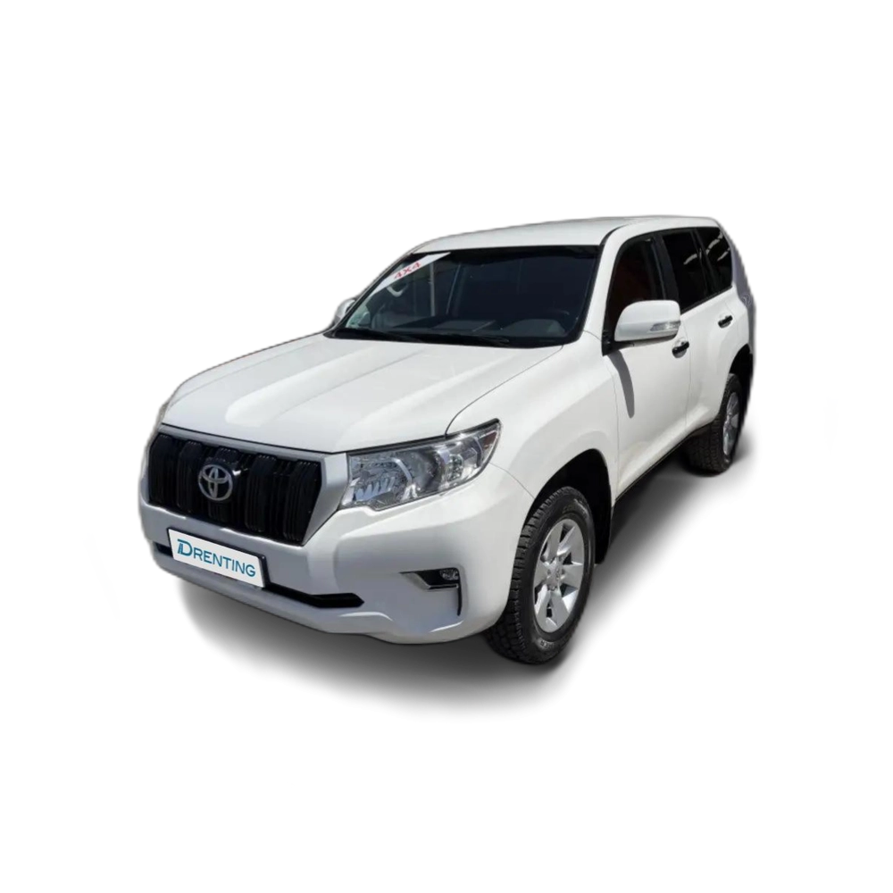 Renting Toyota Land Cruiser D-4D GX Blanco 4