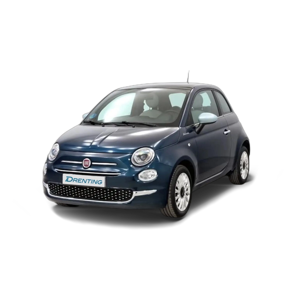 Renting Fiat 500 Dolcevita 1.0 Hybrid 51KW (70 CV) Azul