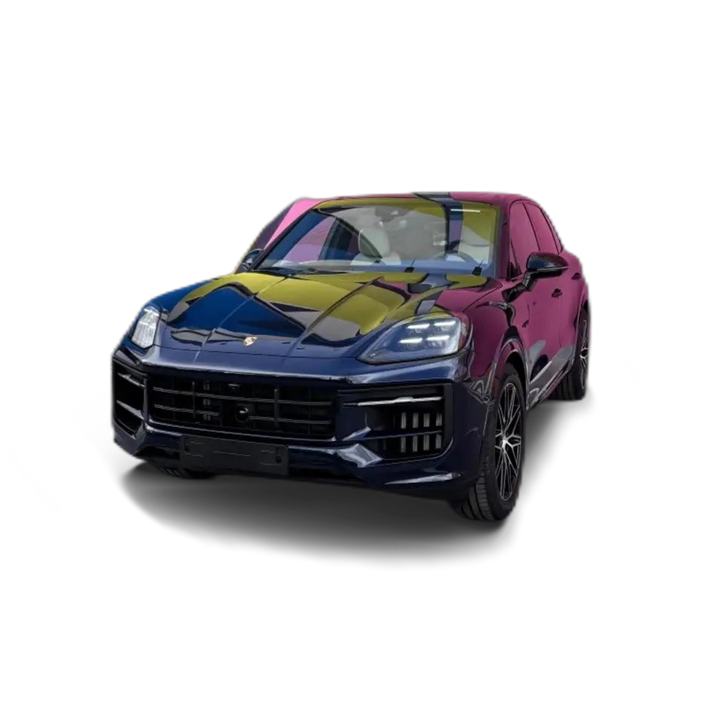 Renting Porsche Cayenne E-Hybrid Black Edition Aut. Azul