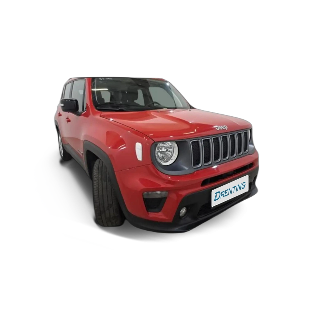 Renting Jeep Renegade eHybrid 1.5 96kW(130CV) Red ATX Rojo