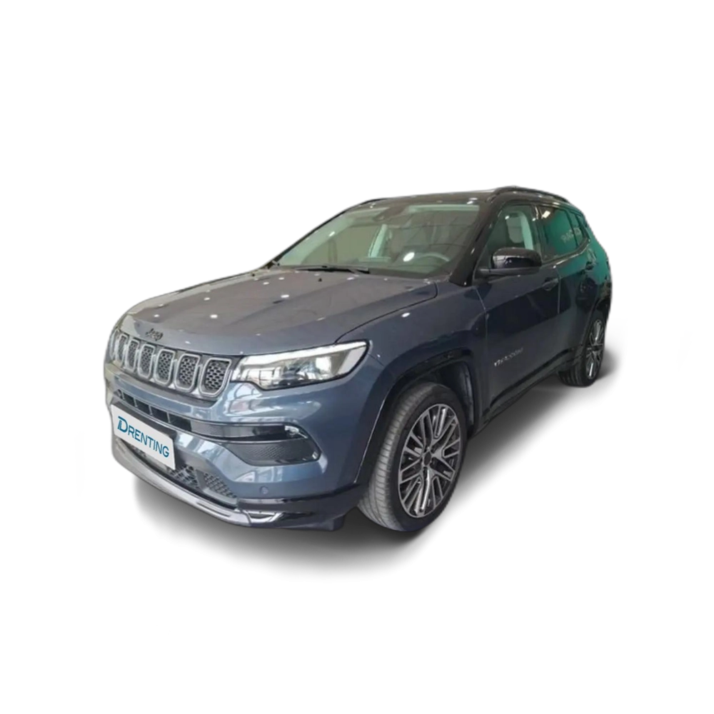 Renting Jeep Compass eHybrid 1.5 MHEV 130HP  Dct Summit Azul