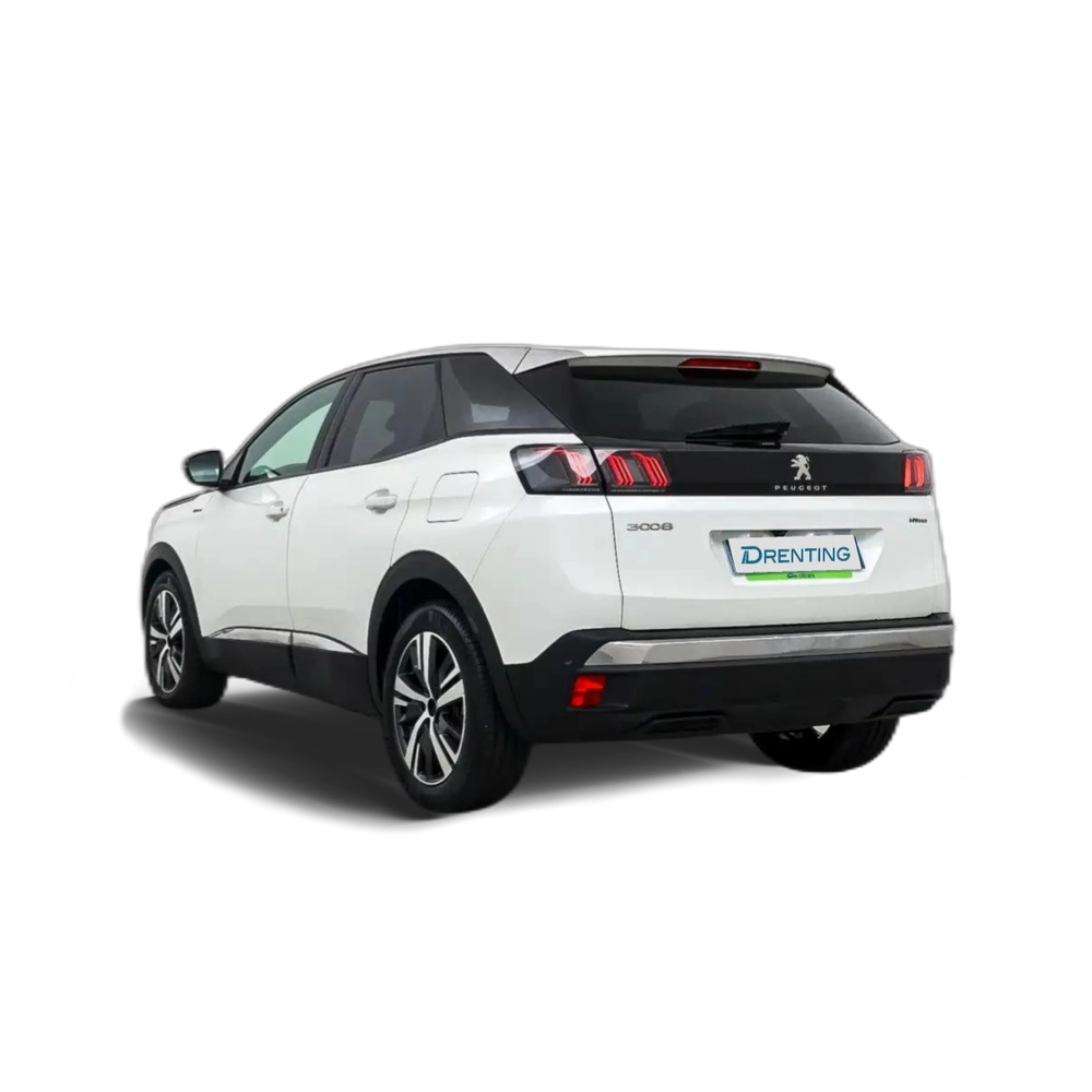 Renting Peugeot 3008 HYB PHEV 180 Allure Pack e-EAT8 Blanco