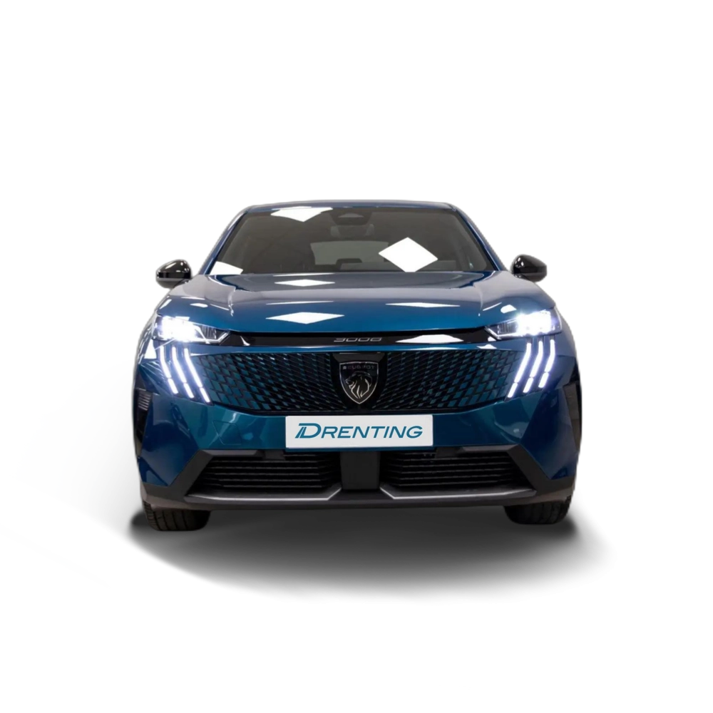 Renting Peugeot 3008 Hybrid 1.2 100KW GT eDCS6 Azul