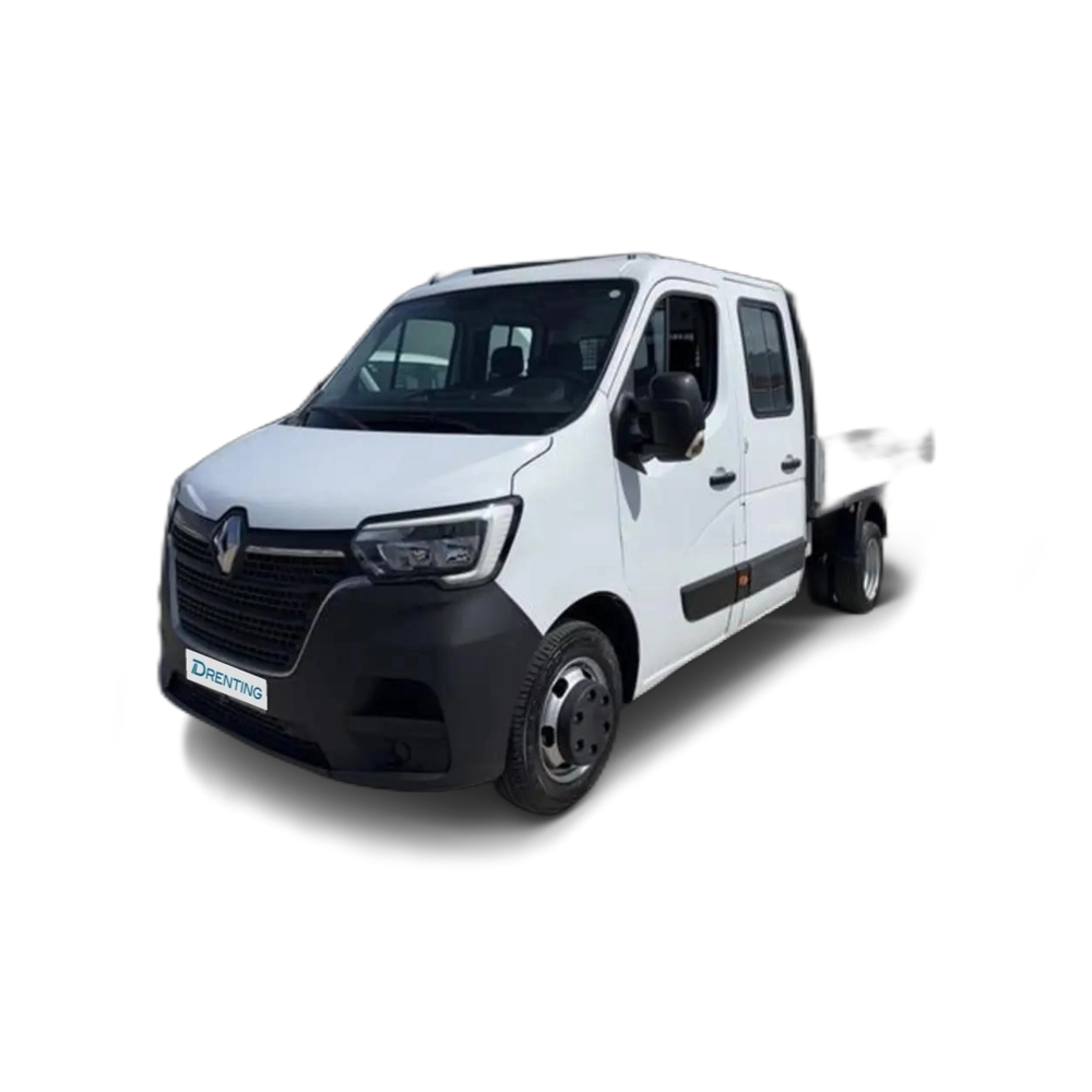 Renault Master doble cabina caja abierta Blanco