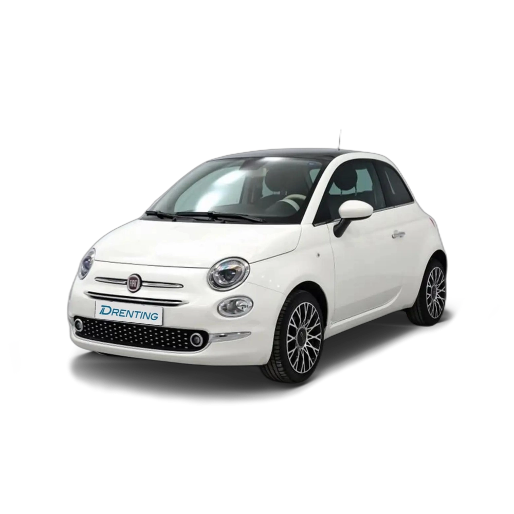 Renting Fiat 500 Monotrim 1.0 Hybrid 51KW (70 CV) Blanco 1