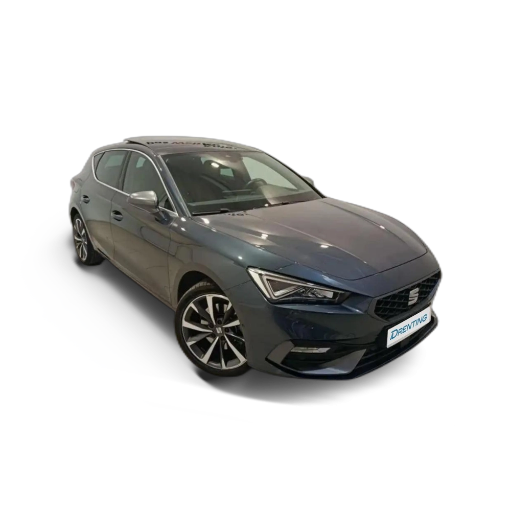 Renting SEAT Leon Nuevo  1.4 e-Hybrid DSG-6 S&amp;S FR Go L Gris
