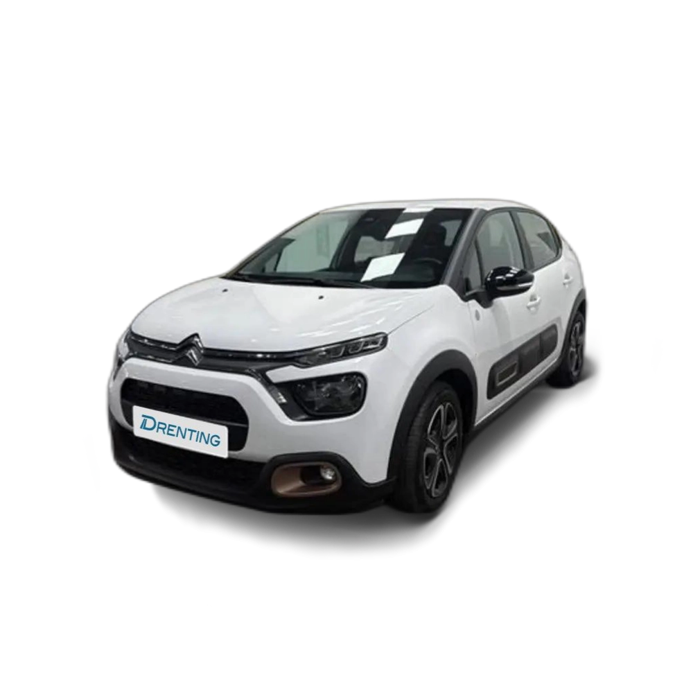 Renting Citroen C3 PureTech 60KW (83CV) C-Series Blanco 1