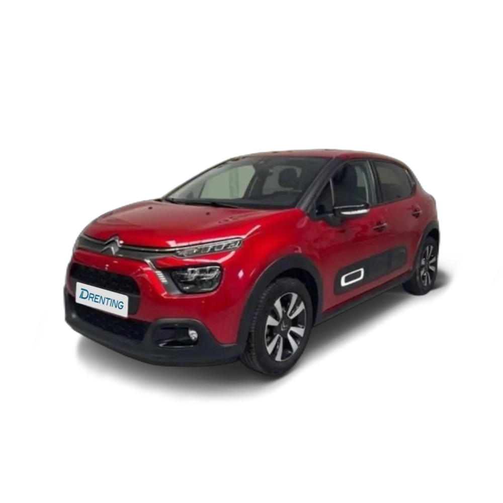 Renting Citroen C3 PureTech 81KW (110CV) Max Rojo 1