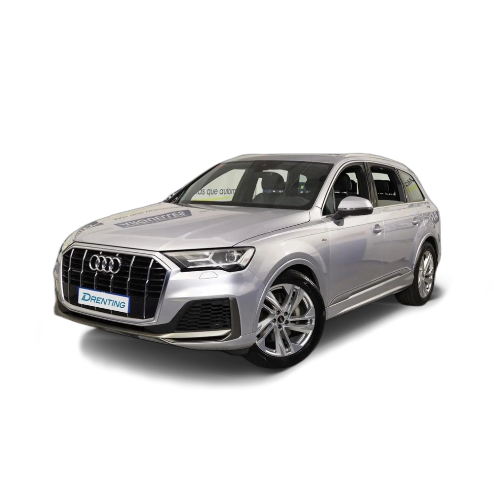 Renting Audi Q7 S line 50 TDI Quattro 286cv 7Plazas Gris 1