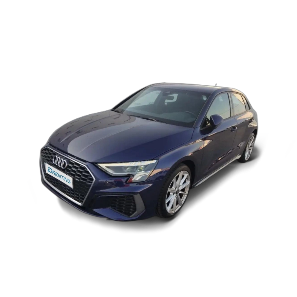 Renting Audi A3 Sportback 30TDI S line S tronic Azul