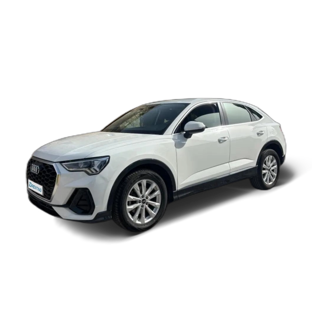 Renting Audi Q3 Sportback 35 TDI S tronic Blanco