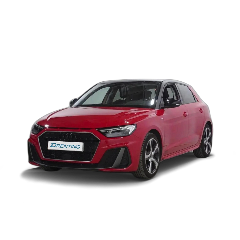 Renting Audi A1 Sportback 35 TFSI Adrenalin Black Edition S tronic Rojo