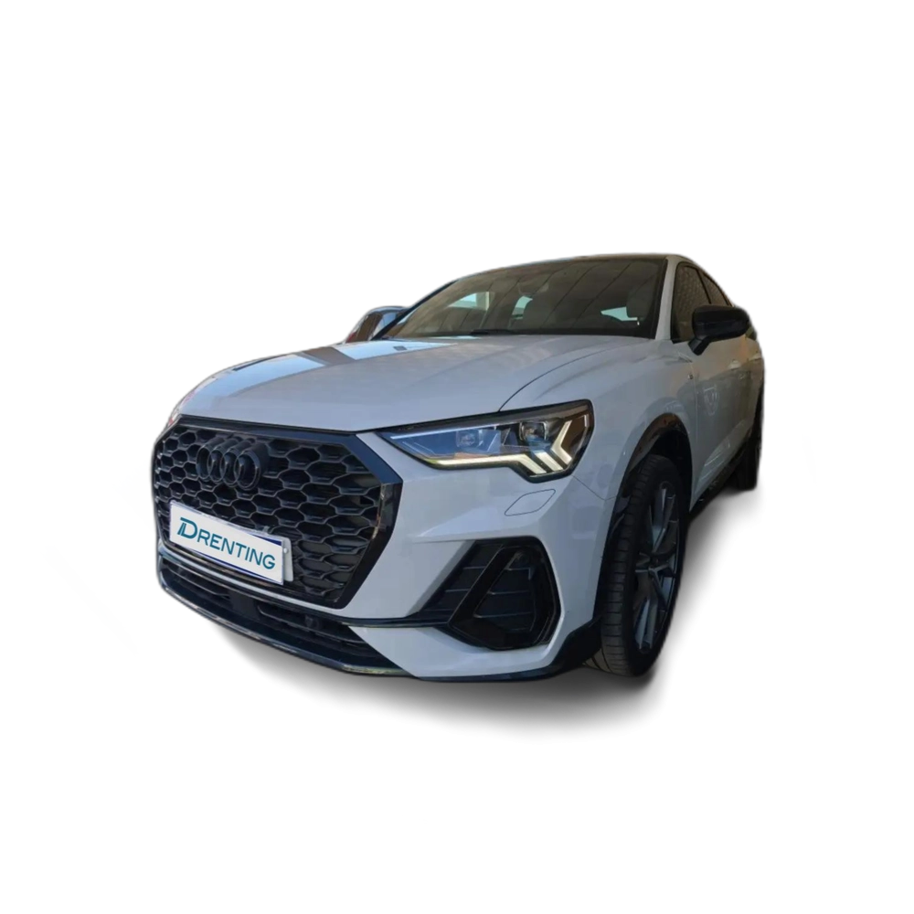 Renting Audi Q3 Sportback 35 TFSI Black line S tronic Blanco 3