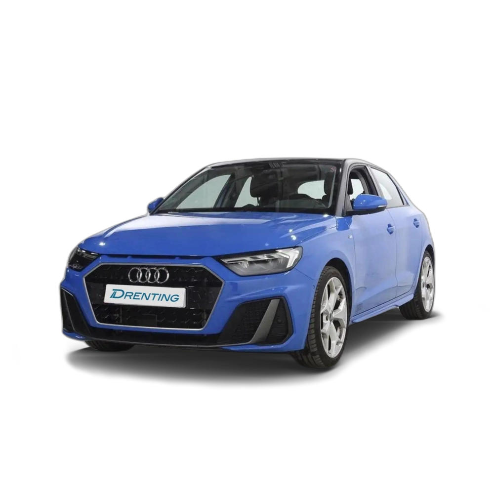 Renting Audi A1 Sportback 35 TFSI S line S tronic Azul