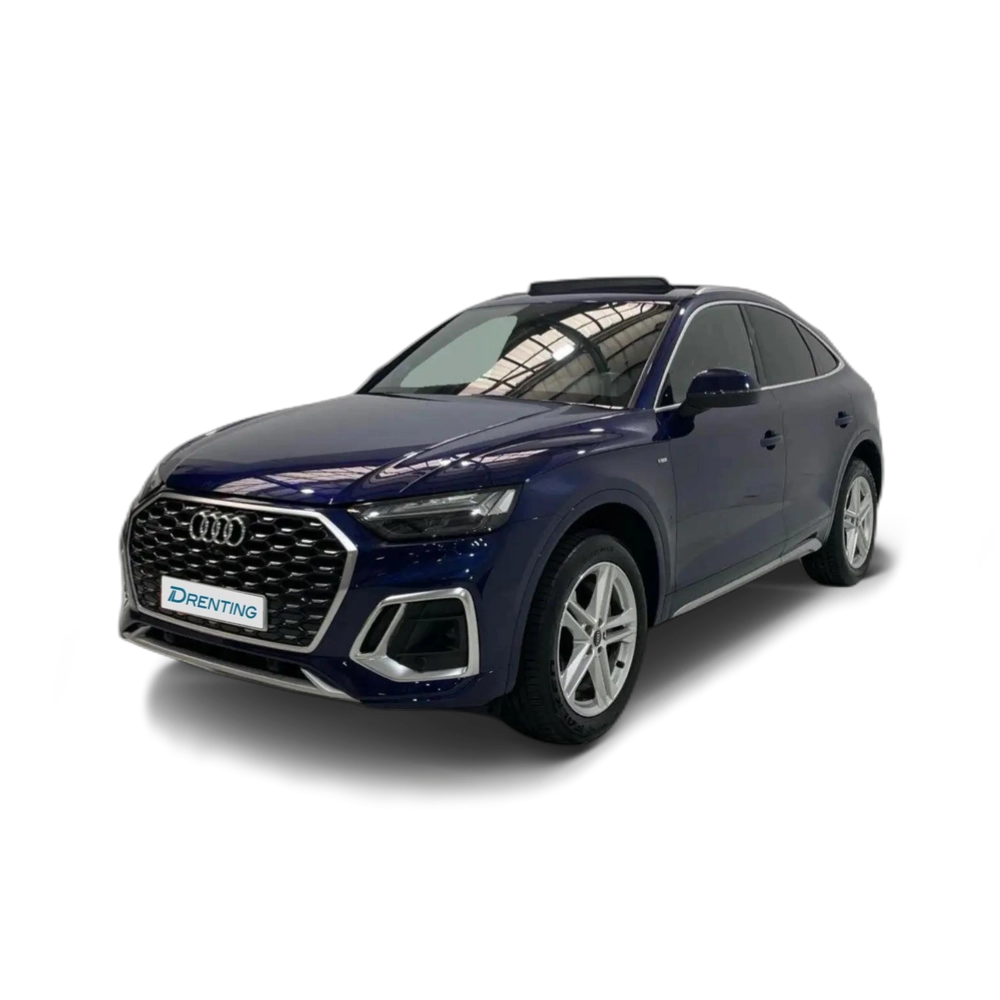 Renting Audi Q5 Sportback 40 TDI quattro-ultra S line S tronic 150 Azul
