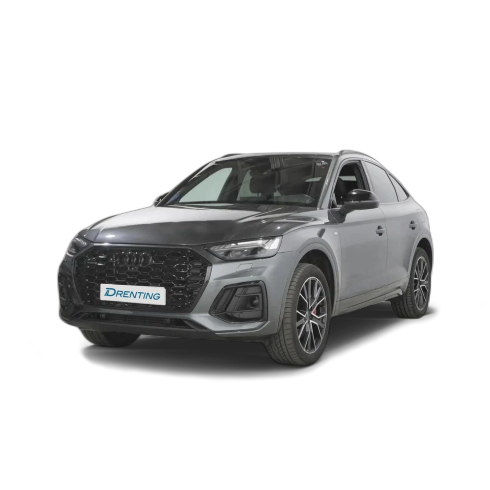 Renting Audi Q5 Sportback 55 TFSIe Black line quattro-ultra S tron Gris 1