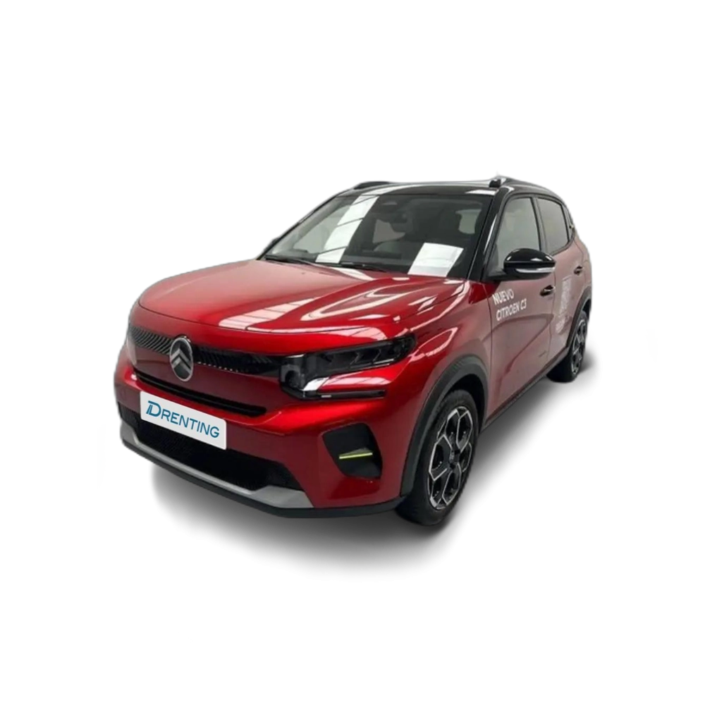 Renting Citroen C3 Turbo 100 Max Rojo