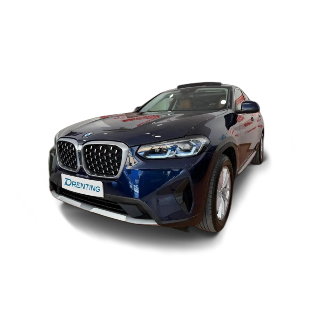Renting BMW X4 xDrive 20dA xLine Azul 2