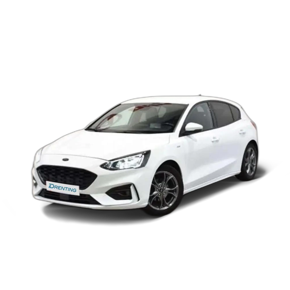Renting Ford Focus 1.0 ECOBOOST MHEV 125 CV S&amp;S ST-LINE Blanco