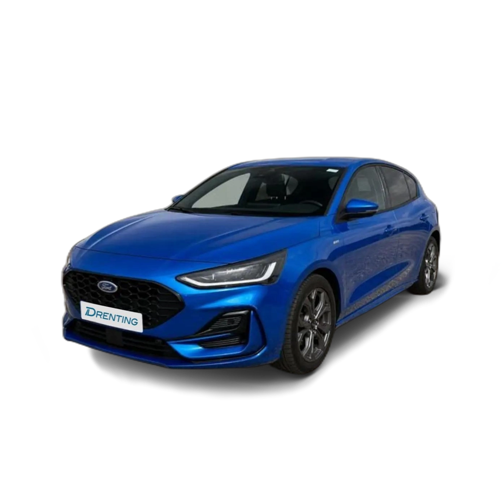 Renting Ford Focus 1.0 ECOBOOST MHEV 92KW ST-LINE 125 5P Azul 1