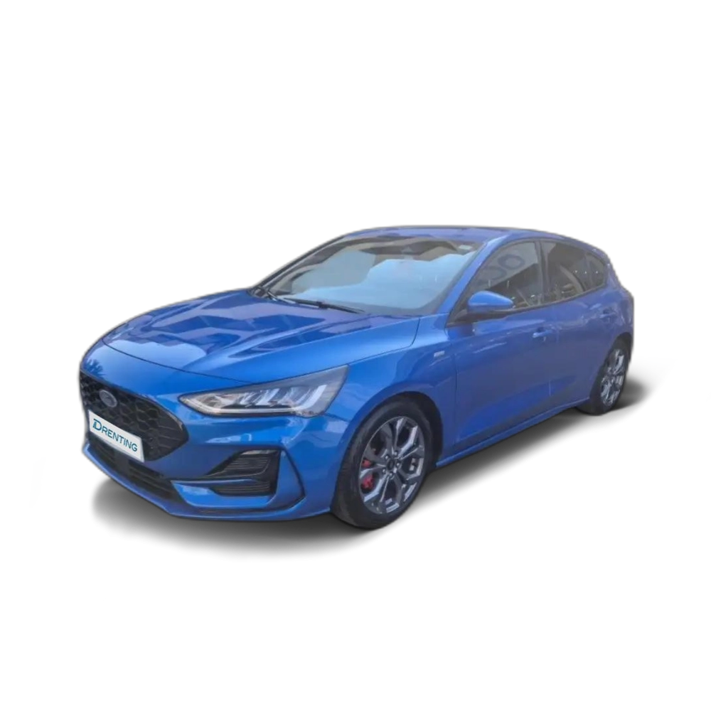 Renting Ford Focus 1.0 Ecoboost MHEV ST-Line 125 Azul 1