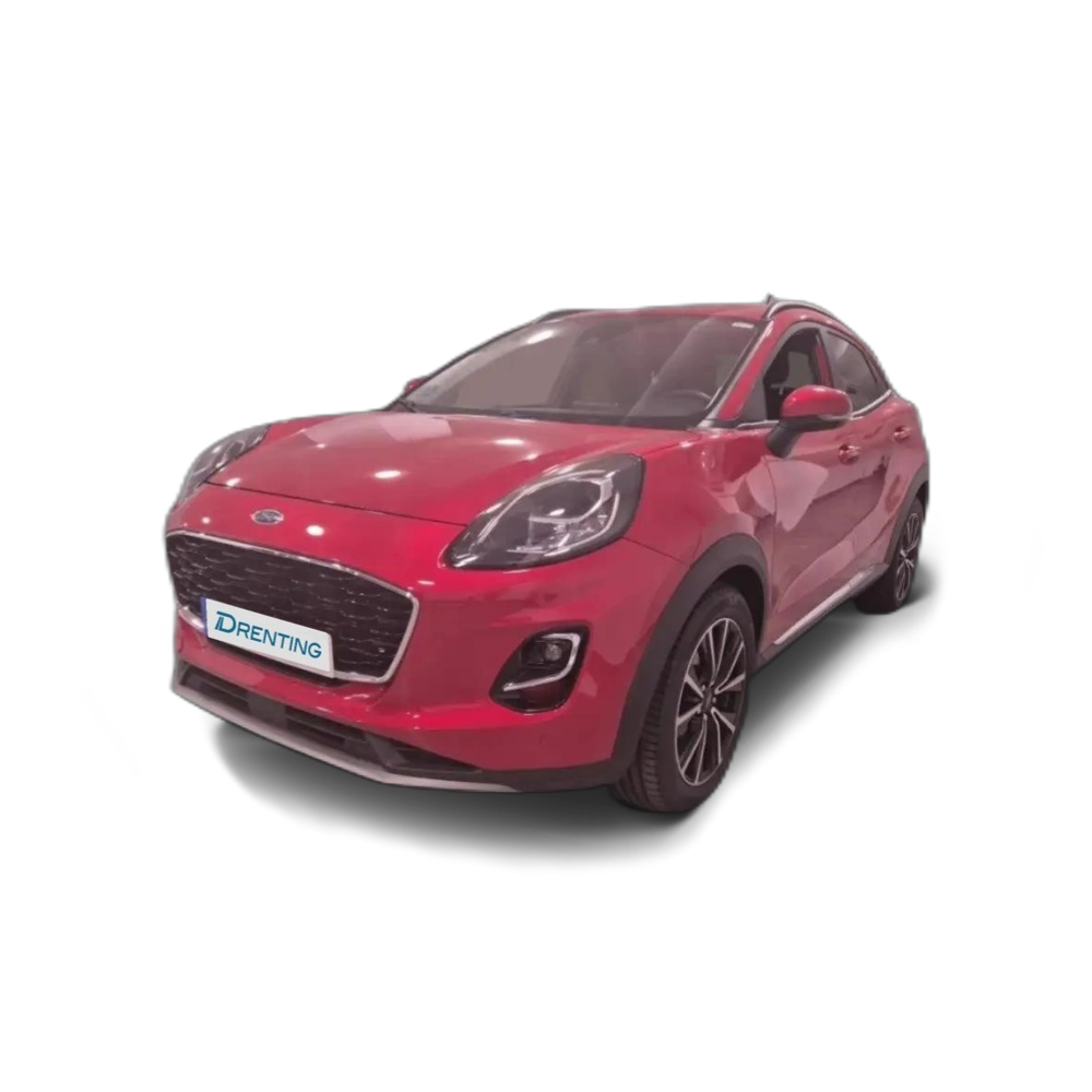 Renting Ford Puma 1.0 EcoBoost MHEV Titanium 125 Rojo