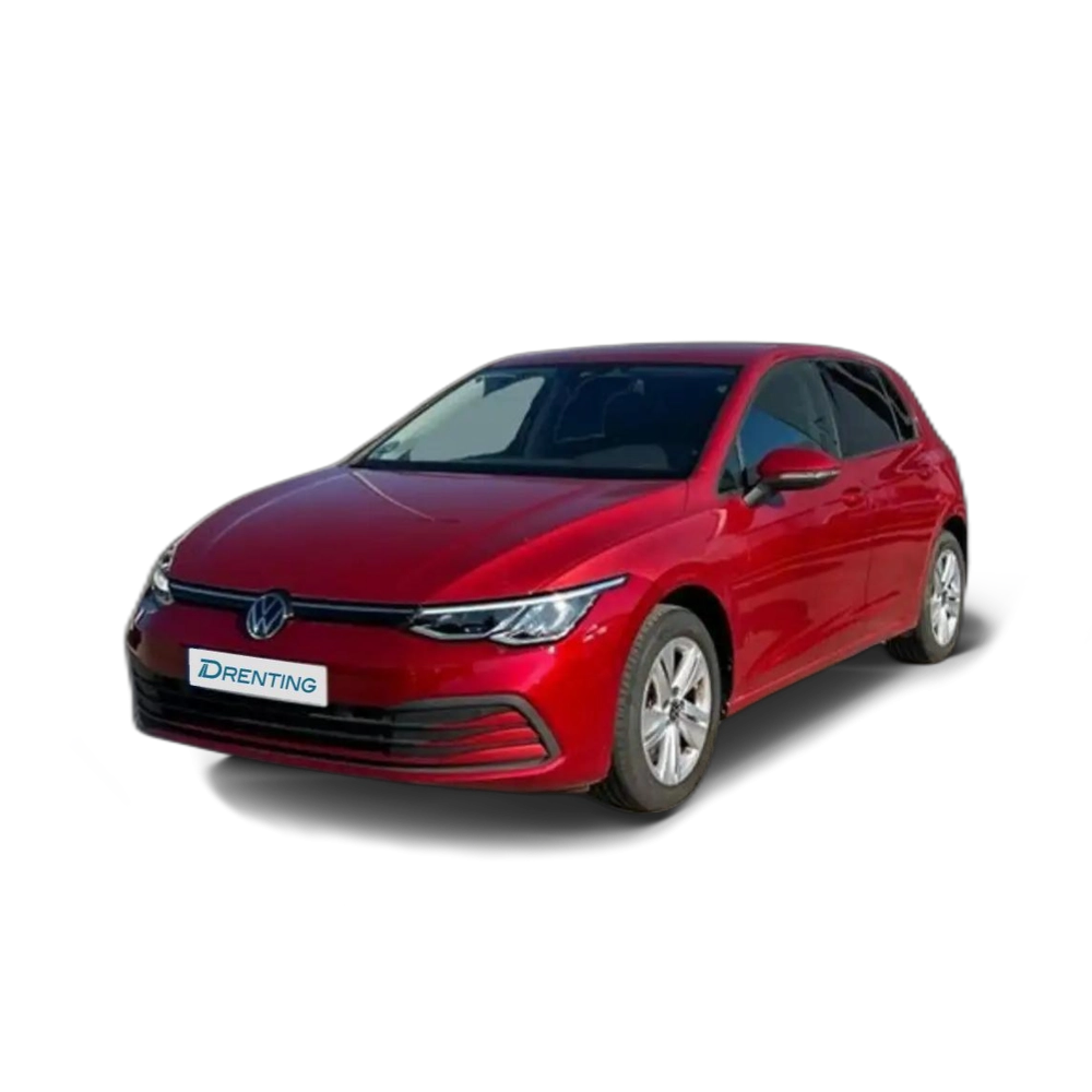 Renting Volkswagen Golf 1.0 ETSI MHEV 81KW DSG LIFE 110 5P Rojo