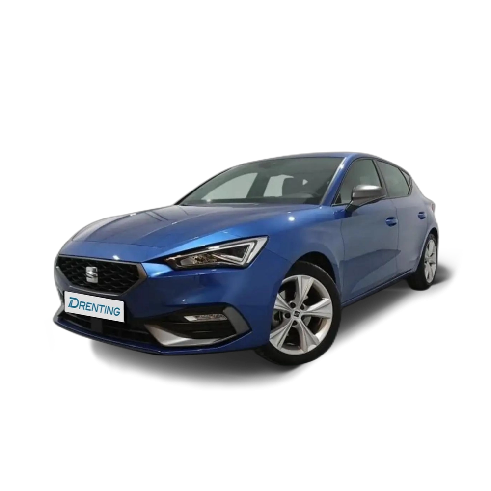 Renting SEAT Leon 1.0 eTSI S&amp;S FR 25º Aniversario DSG-7 110 Azul
