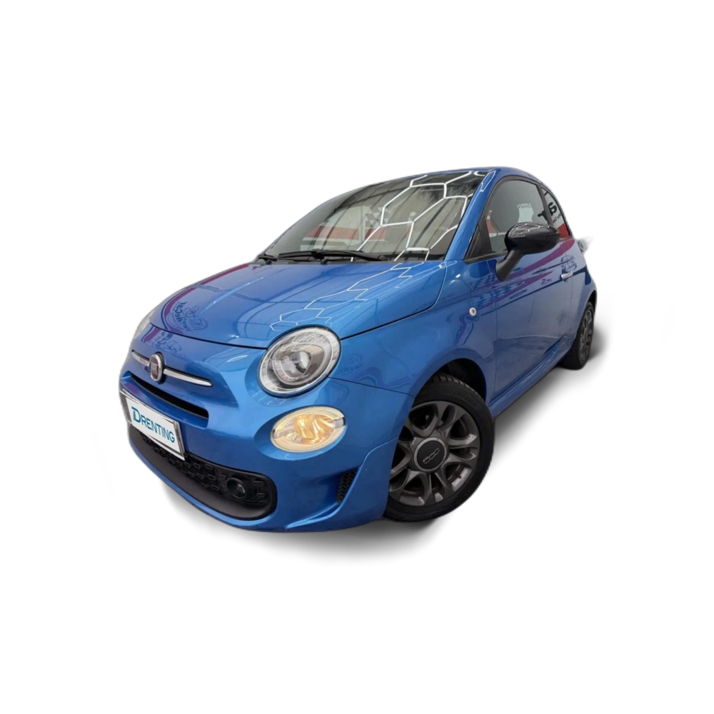 Renting Fiat 500 1.0 Hybrid Sport 52kW Azul