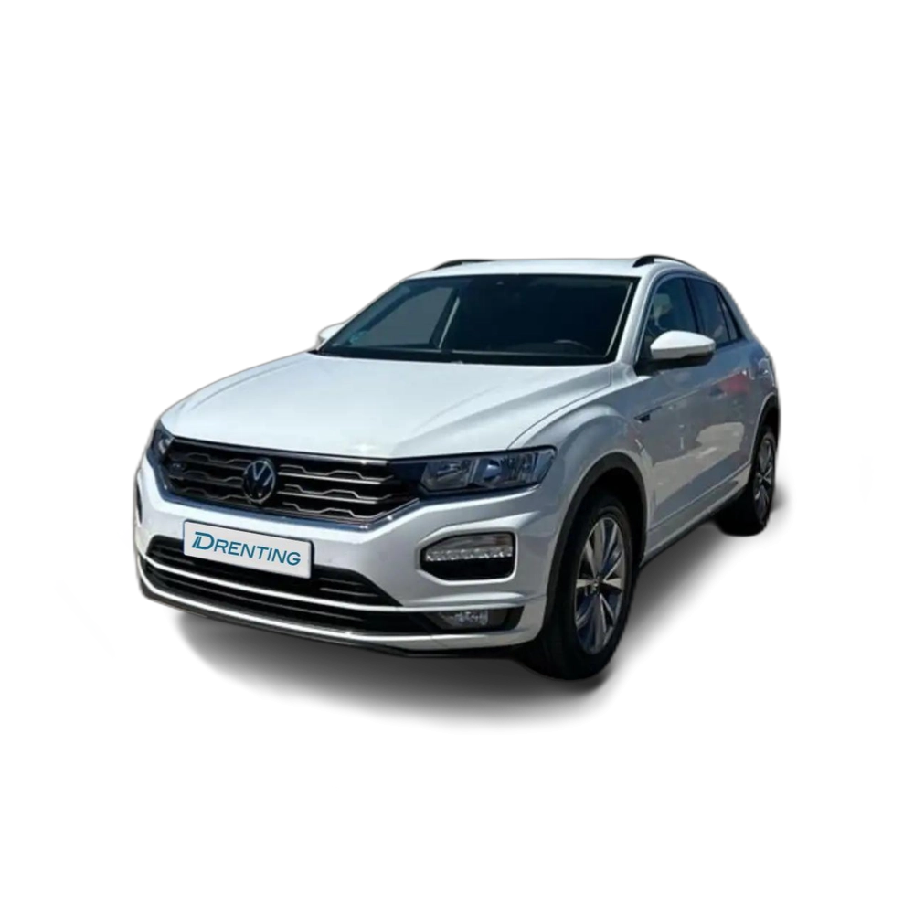 Renting Volkswagen T-Roc 1.0 TSI 81KW ADVANCE R-LINE 110 5P Blanco