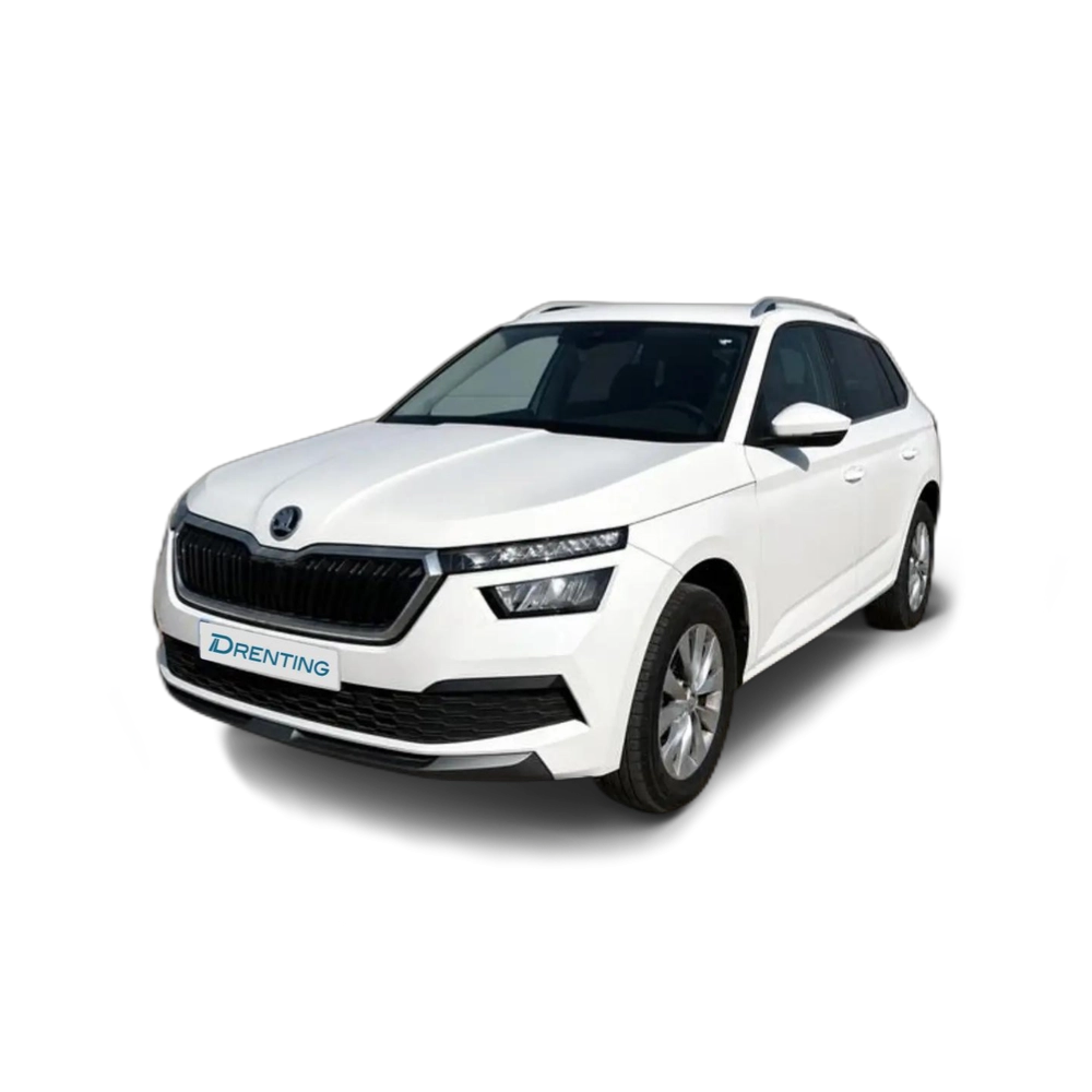 Renting Skoda Kamiq 1.0 TSI Emotion 81kW DSG Blanco