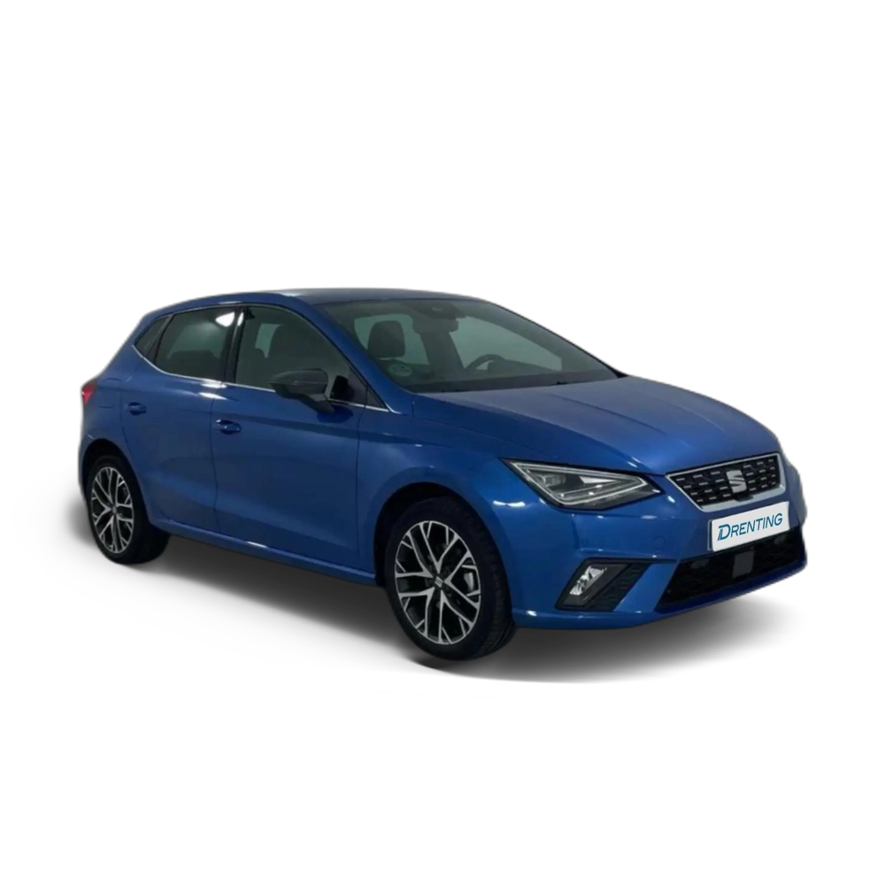 Renting SEAT Ibiza 1.0 TSI S&amp;S Special Edition DSG 115 Azul