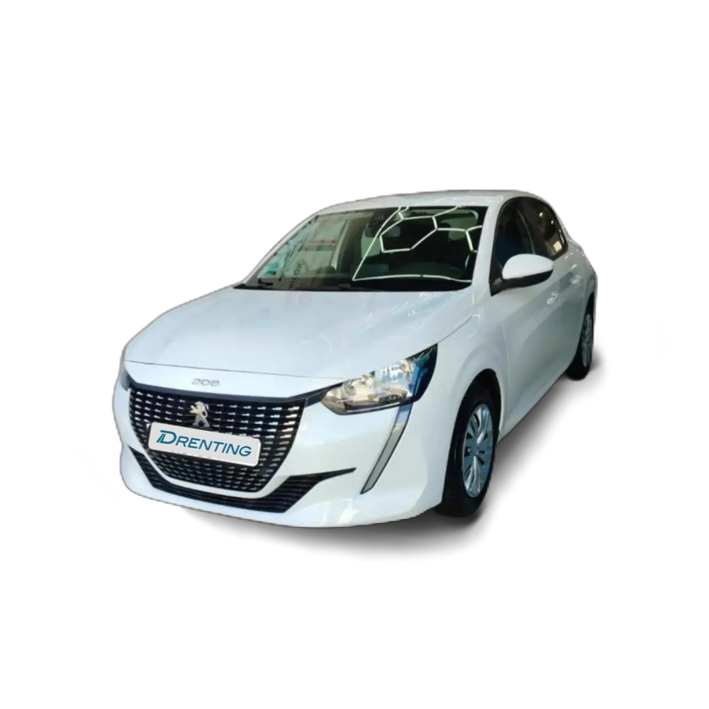 Renting Peugeot 208 1.2 Puretech S&amp;S Active Pack 100 Blanco 1