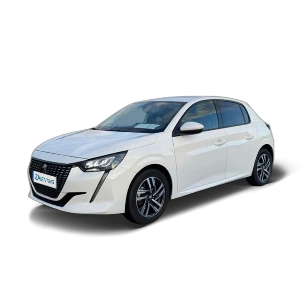 Renting Peugeot 208 1.2 Puretech S&amp;S Allure 100 Blanco 1 1