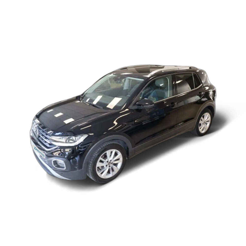 Renting Volkswagen T-Cross 1.5 TSI Sport DSG7 110kW Negro 1