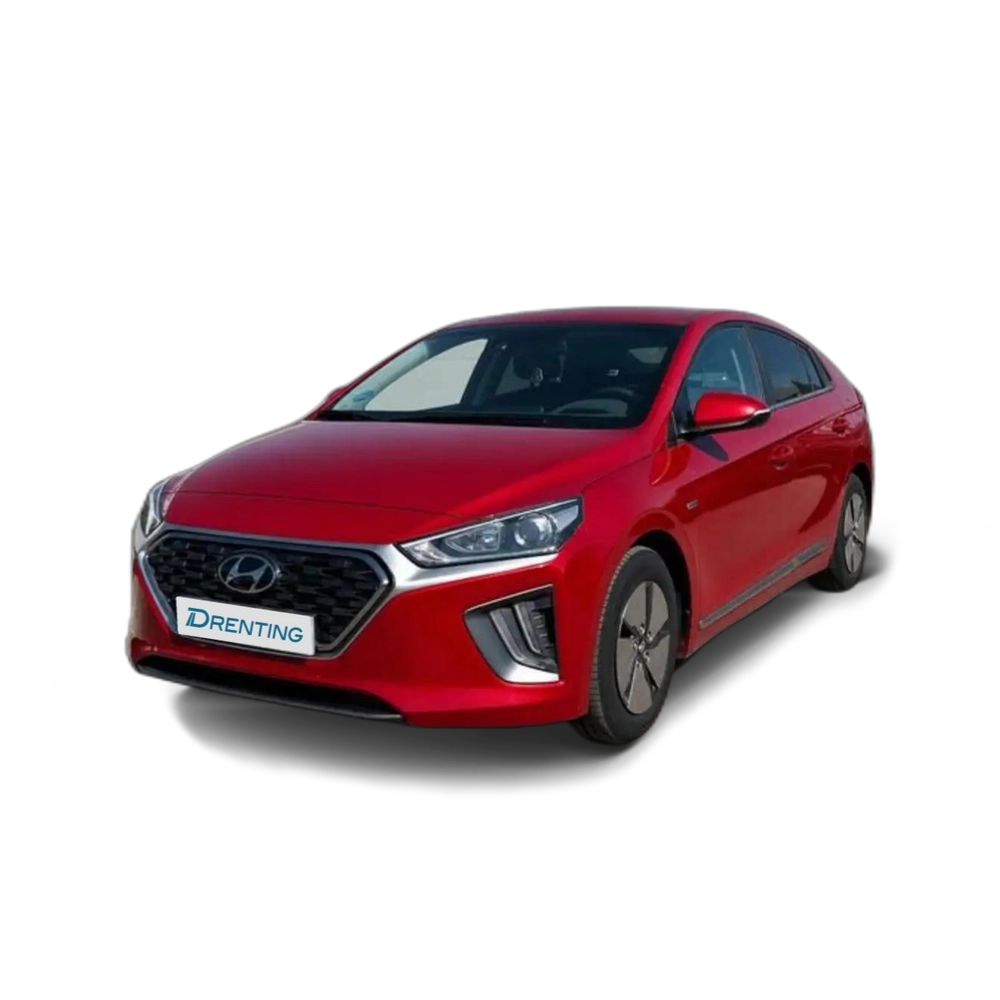 Renting Hyundai IONIQ 1.6 GDI HEV KLASS DCT 141 5P Rojo