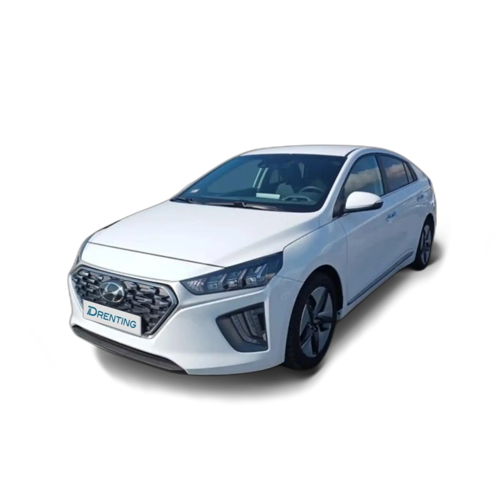 Renting Hyundai IONIQ 1.6 GDI HEV TECNO DCT 141 5P Blanco